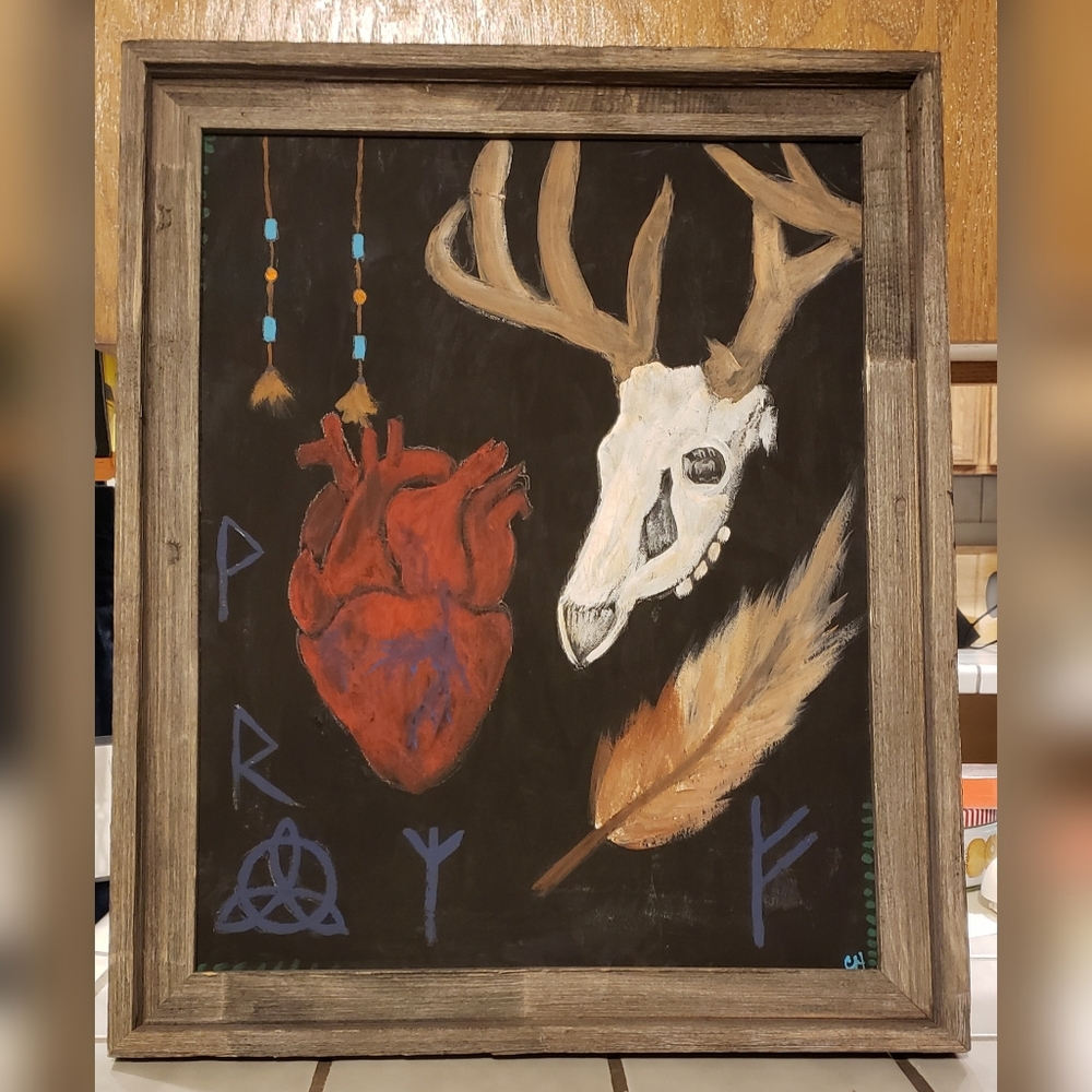 Viking inspired painting